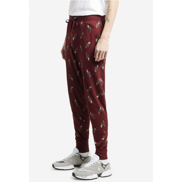 Polo Ralph Lauren Mens Ribbed All Over Print Bear Print Joggers - Picture 3 of 3